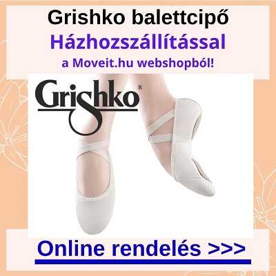 Több méretben Grishko balettcipő rendelése webshopból