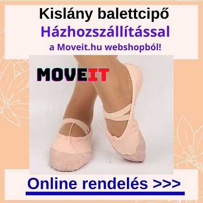 Több méretben kislány balettcipők vásárlása online webáruházból